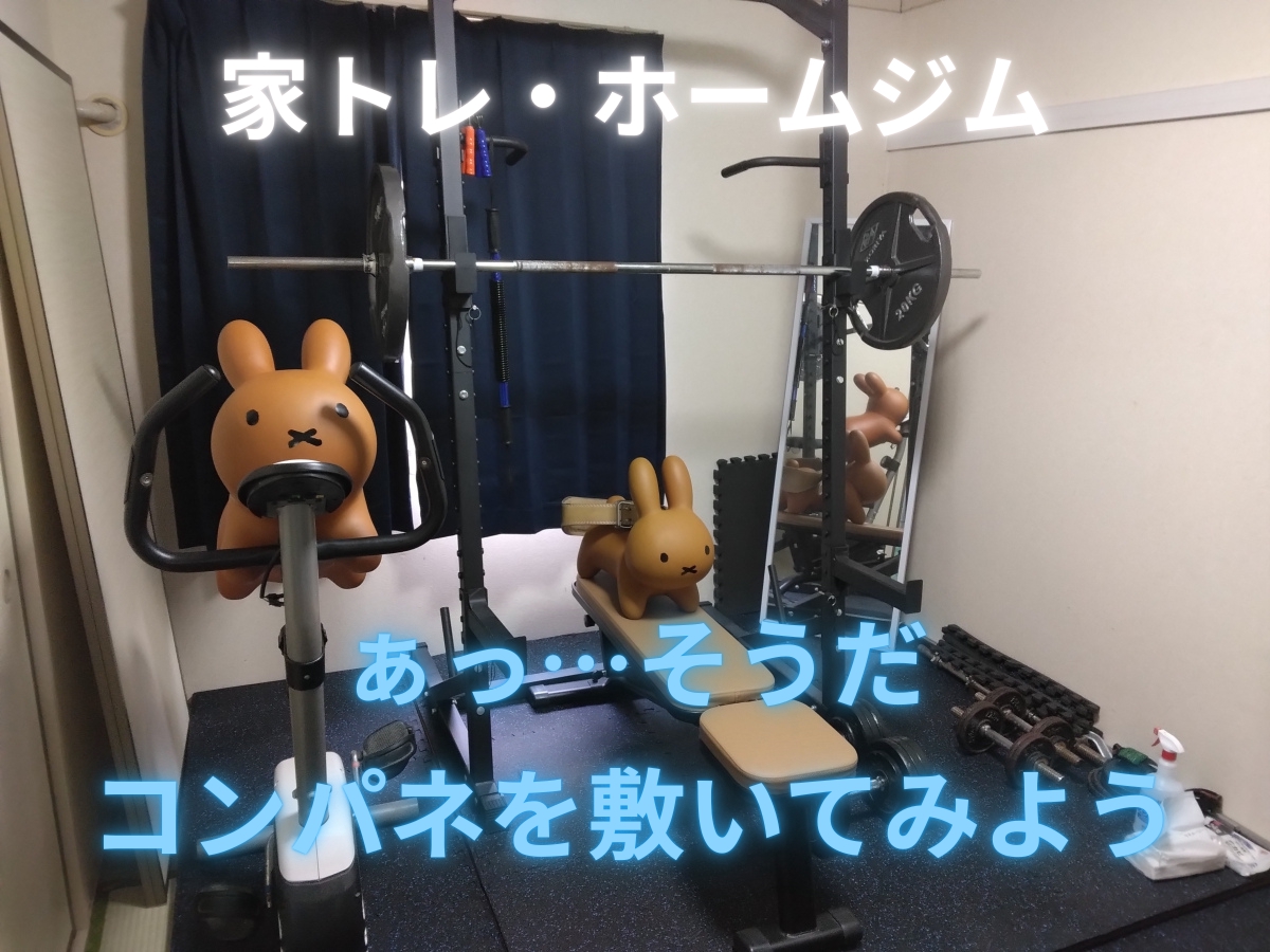 せのあにホームジム！コンパネを敷いてチェケラッチョ☆彡